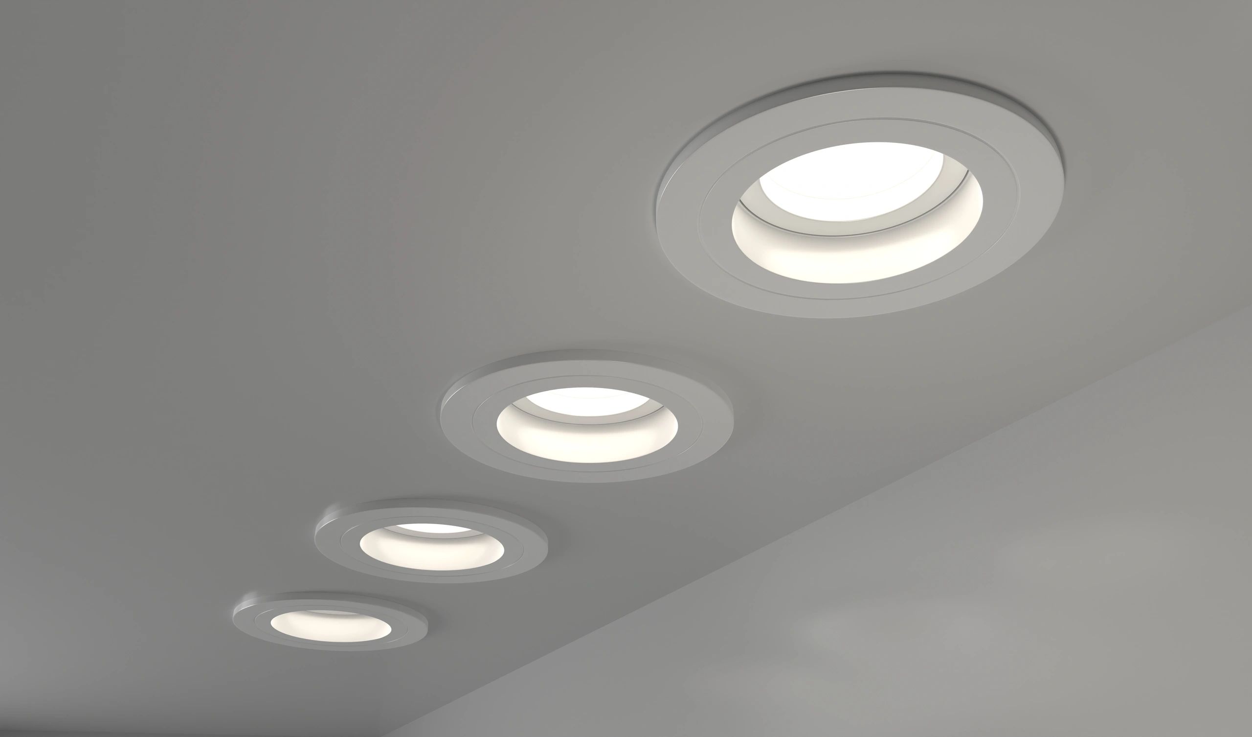 Recessed ceiling lights installation